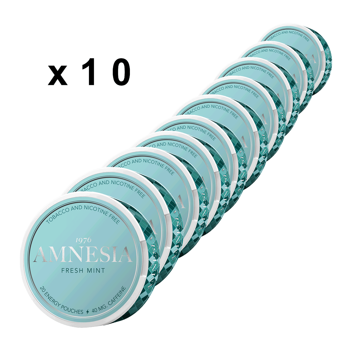 Amnesia - Fresh mint 40mg - 10 Pack Carton