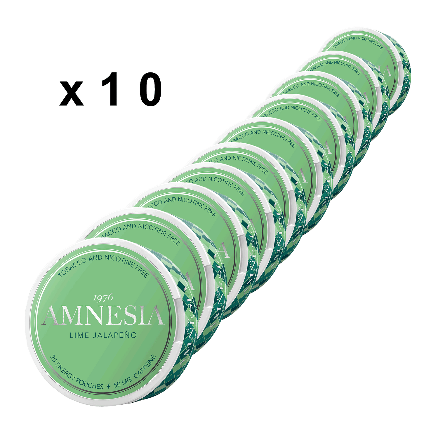 Amnesia - Lime jalapeno 40mg - 10 Pack Carton