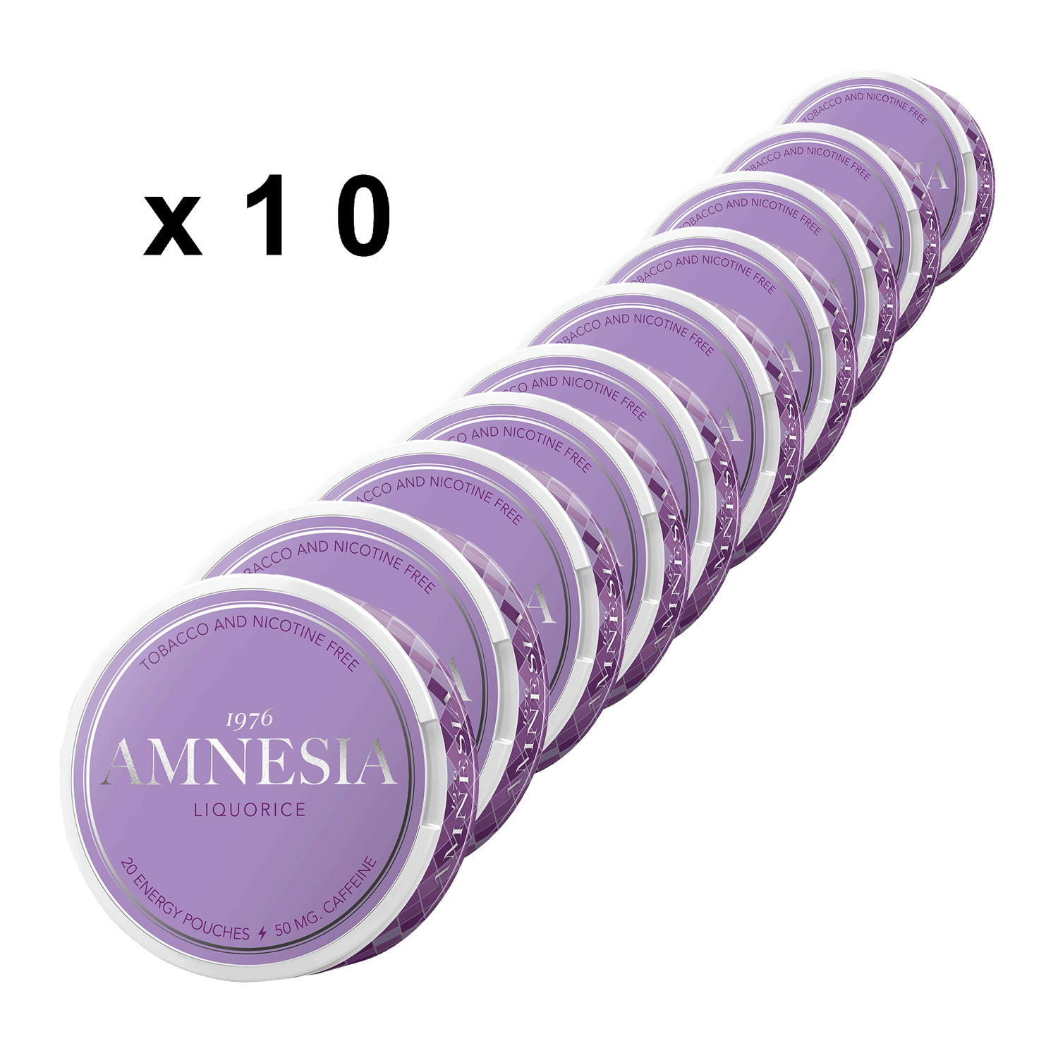 Amnesia - Liquorice 40mg - 10 Pack Carton