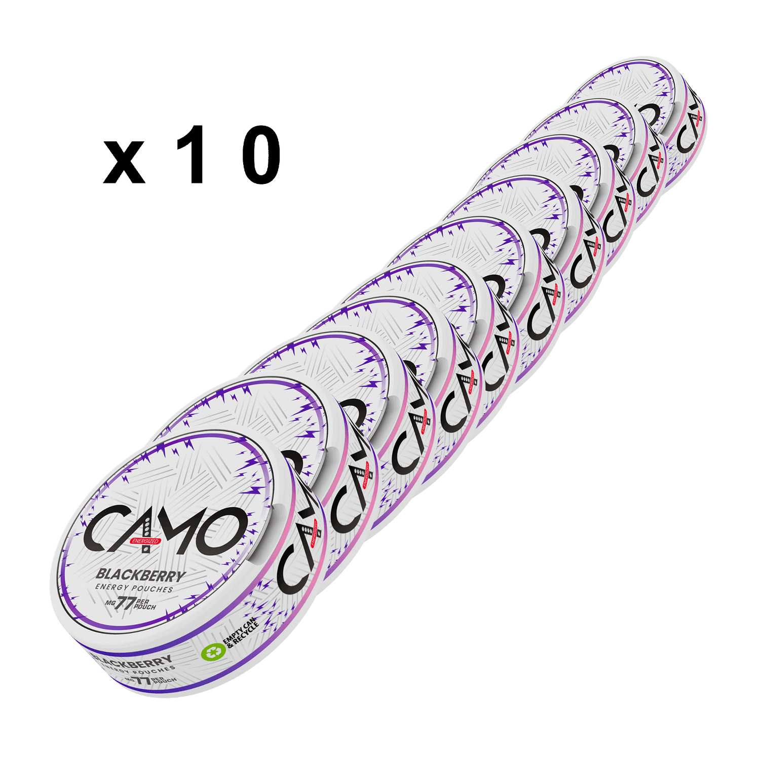 CAMO - Blackberry 77mg - 10 Pack Carton