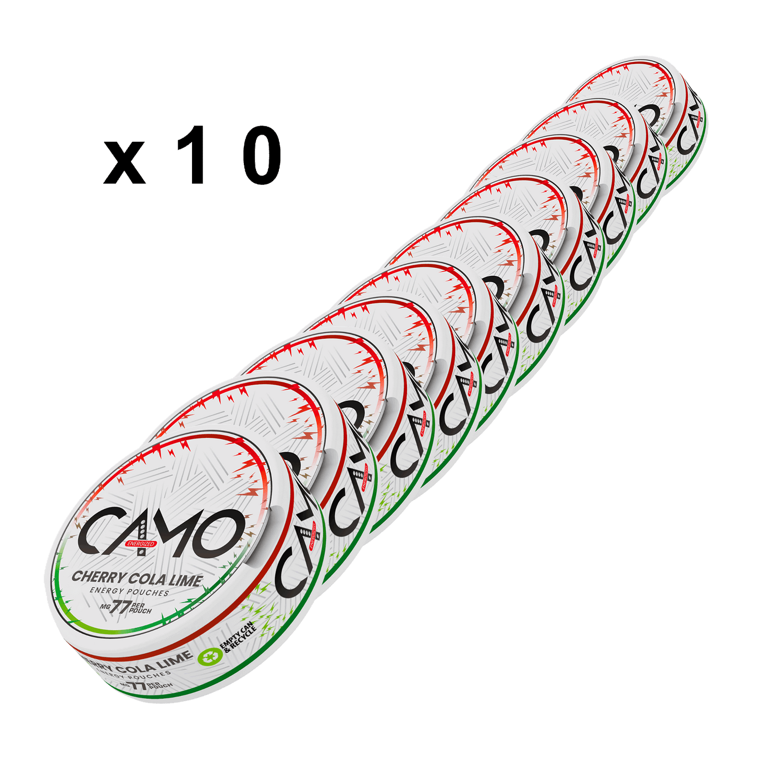 CAMO - Cherry Cola Lime 77mg - 10 Pack Carton