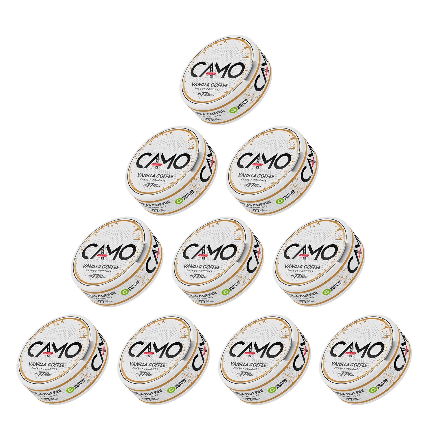 CAMO - Vanilla Coffee 77mg - 10 pack carton