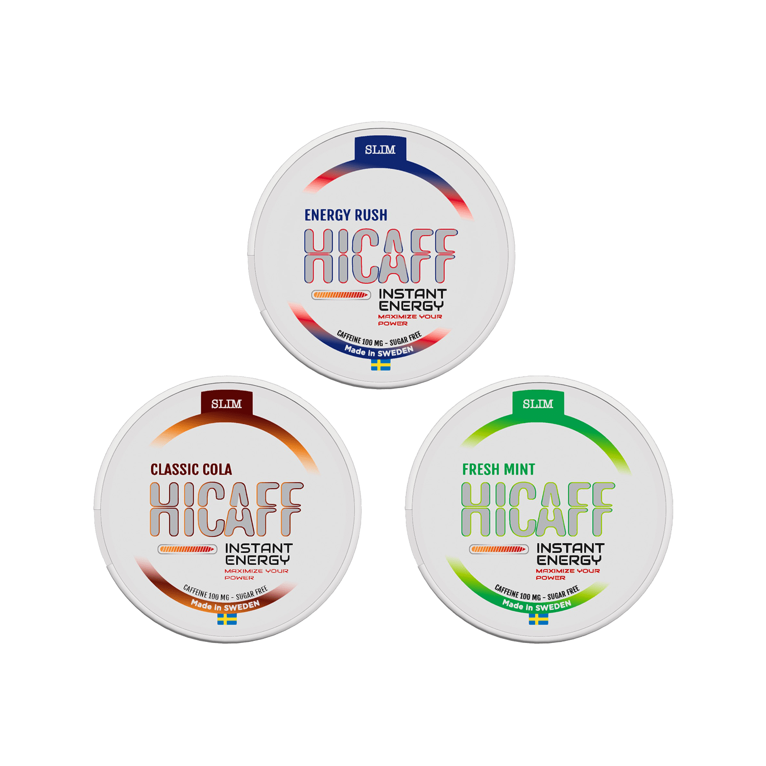 HICAFF pouches tasting pack