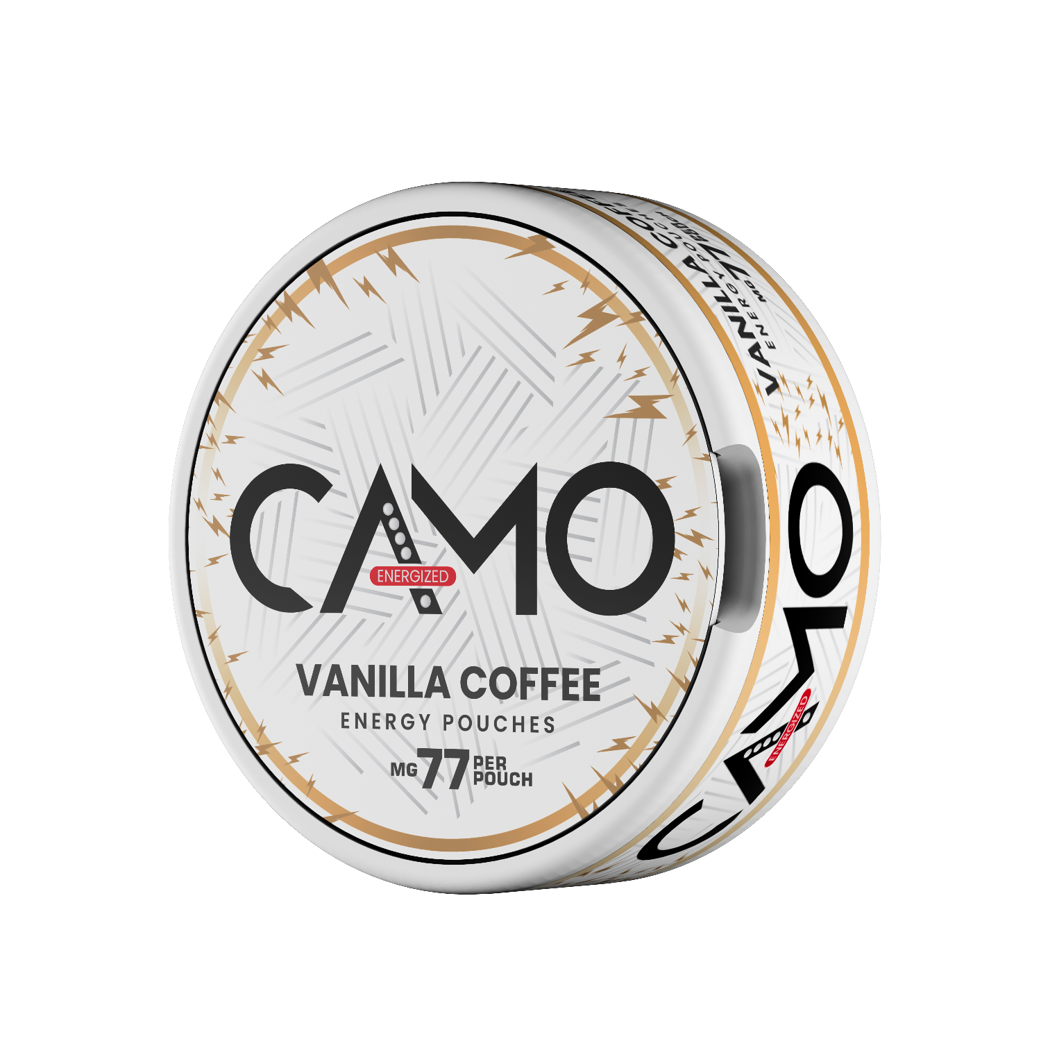 CAMO - Vanilla Coffee flavoured Caffeine Pouches - 77mg