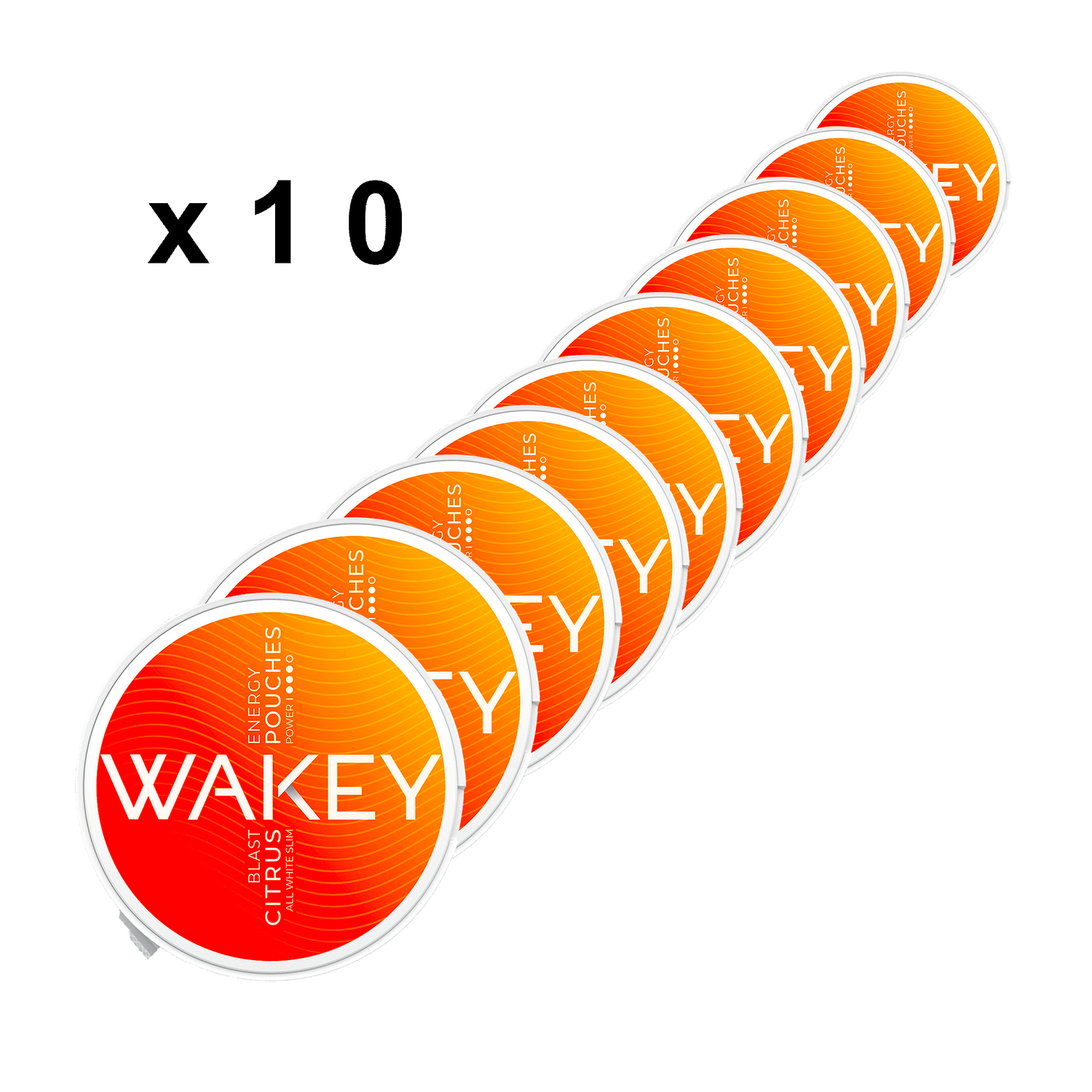 WAKEY - Citrus Blast 50mg - 10 Pack Carton