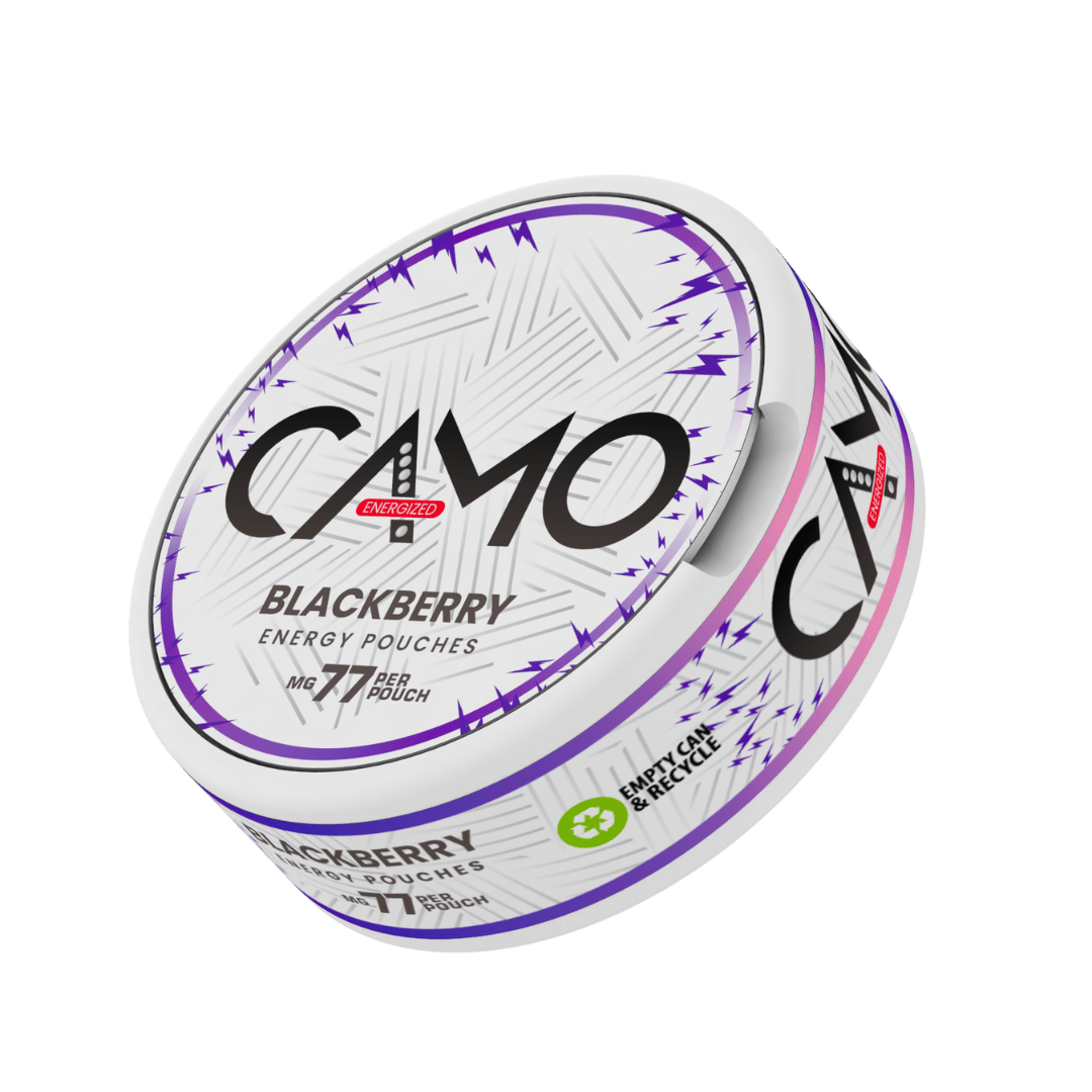 CAMO - Blackberry flavoured Caffeine Pouches - 77mg
