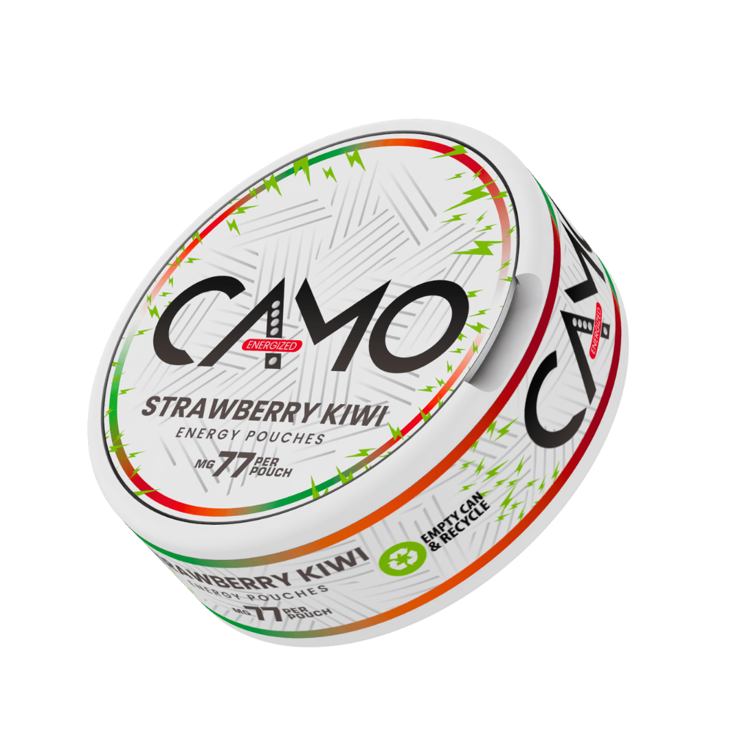 CAMO - Strawberry Kiwi flavoured Caffeine Pouches - 77mg