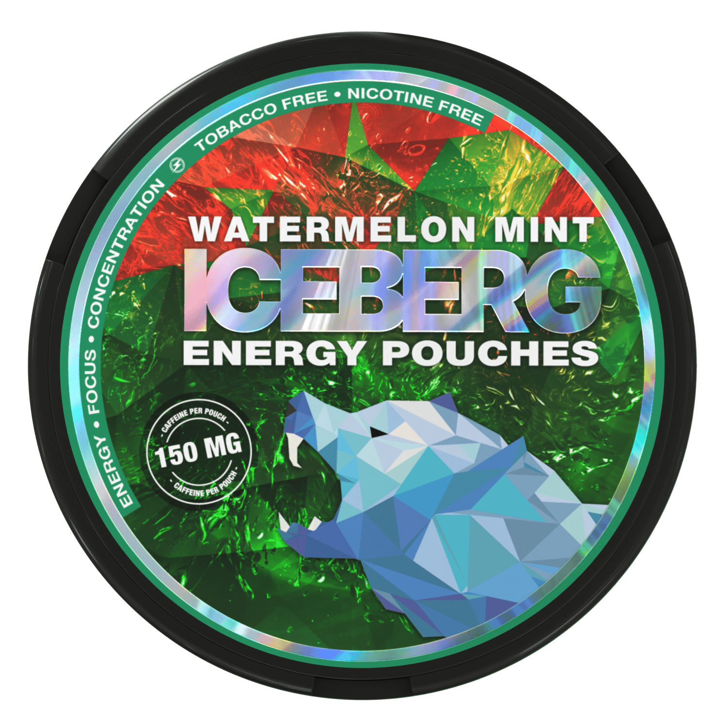 ICEBERG - Watermelon Mint flavoured Caffeine Pouches - 150mg