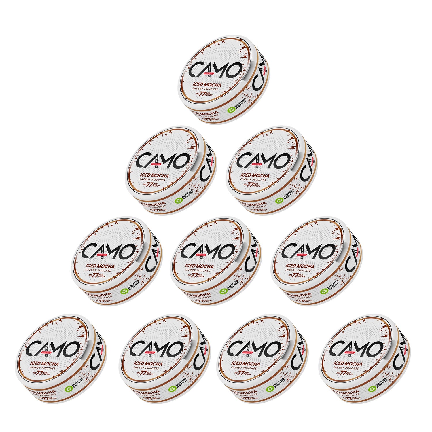 CAMO - Iced Mocha 77mg - 10 pack carton