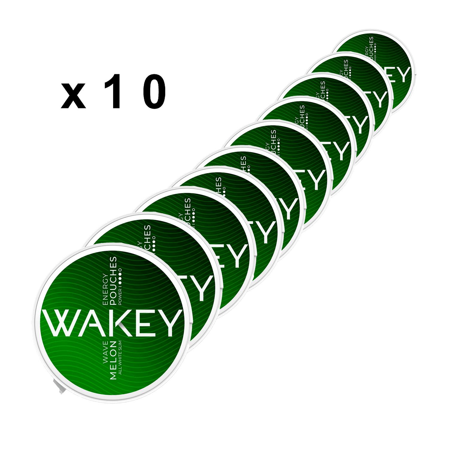 WAKEY - Melon Wave 50mg - 10 Pack Carton